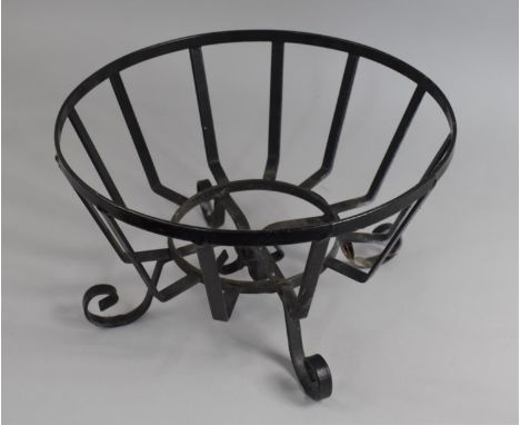 A Metal Circular Plant Stand 