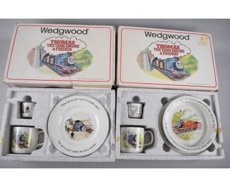 Two Boxed Wedgwood Thomas The Tank Engine and Friends China Sets 