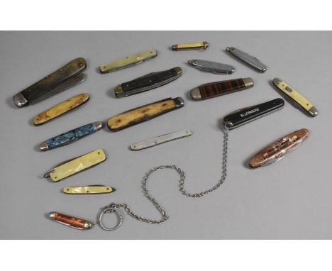 A Collection of Various Vintage Pen Knives and Pocket Knives 