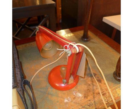 A retro/vintage anglepoise desk lamp 