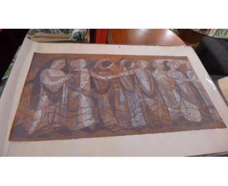 Mario De Ferrante, two unframed lithograph 'Grecian Dance I & II', signed in pencil 
