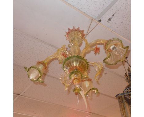 An Ines Fenice Murano glass chandelier 