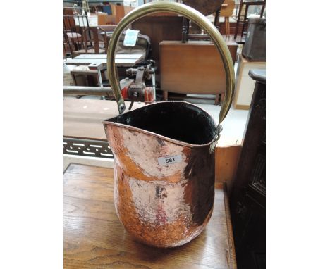 A copper coal helmet etc