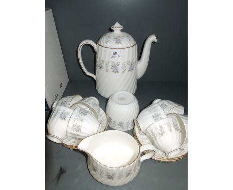 A part tea service by Mintons in the Alpine Spring design