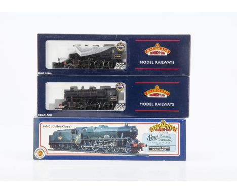 Bachmann OO Gauge Steam Locomotives and Tenders, three BR boxed examples, Jubilee Class 31-152 455568 Western Australia and I