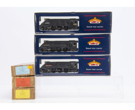 Bachmann For Rails of Sheffield OO Gauge A4 Steam Locomotives and Tenders, three boxed examples 31-962 all with outer Rails o
