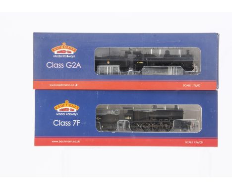 Bachmann OO Gauge Steam Locomotives and Tenders, two boxed BR examples, 31-475 Class G2A 49395 and 31-012 Class 7F53810, both