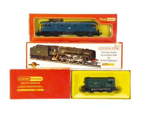 Tri-ang Hornby and Early Hornby 00 Gauge Electric and Steam Locomotives, T/H R753 BR blue E3001 Bo Bo single pantograph locom