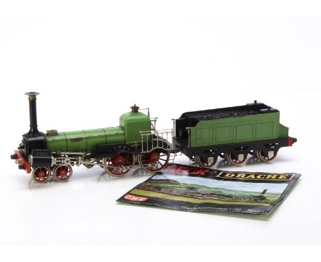 An uncommon Beck &amp; Sohn (Kassel) Gauge 1 electric-powered early German 4-4-0 Locomotive and Tender 'Drache', representing