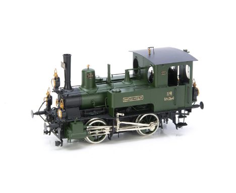 A Gauge 1 Finescale K Bay Sts B Krauss-built 0-4-0 Tank Locomotive by Besig of Nurnberg, catalogue ref Nr. 4004, in Bayern gr