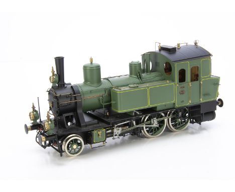 A Gauge 1 Finescale K Bay Sts B 2-4-0 Tank Locomotive by Gerard of Austria, of etched-brass construction finished in Bayern y