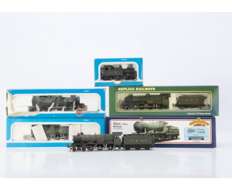 Airfix Replica and Bachmann 00 GWR Loocmotives, Airfix, 54152 Class 1400 Tank 1466, 54150 Prairie Tank (2, one box poor) and 