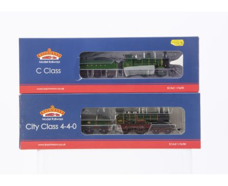 Bachmann OO Gauge Steam Locomotives and Tenders, two boxed examples C Class SE &amp; CR 271 and GWR City Class 31-727 City of