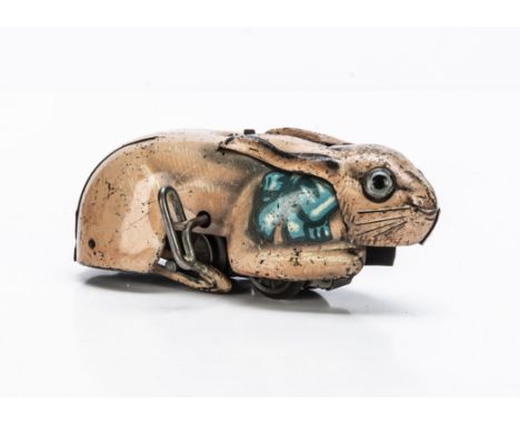 A Rare Lionel 0 Gauge clockwork Easter Bunny 'Locomotive', made in the USA for one short Easter season only (sold with three 