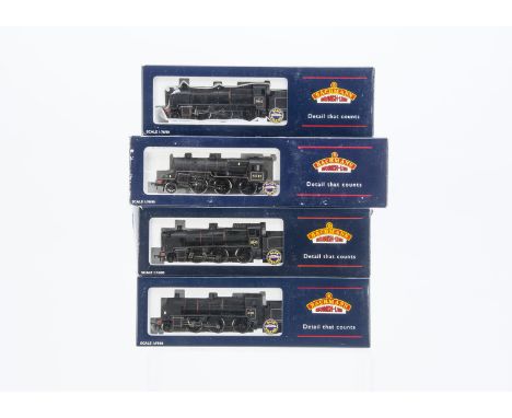Bachmann OO Gauge Steam Locomotives and Tenders, four boxed BR examples, 32-177 Crab Class 42789 and N Class 31-161 31862, 32