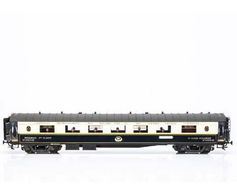 A Finescale Gauge 1 CIWL (Wagons-Lits) 1st class Pullman Car by J&amp;M Models for Fulgurex,  Model No. 24/79, in CIWL blue/i