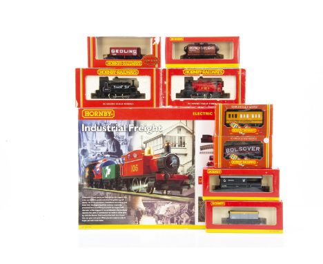 Hornby OO Gauge Industrial Freight Train Set and Other Tank Engines and Goods Wagons, a boxed group Hornby China R1015 Indust