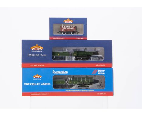 Bachmann 00 Gauge GNR and GWR Locomotives and Tenders 31-760NRM GNR lined green Atlantic Class C1 No 251 and 31-089 GWR green