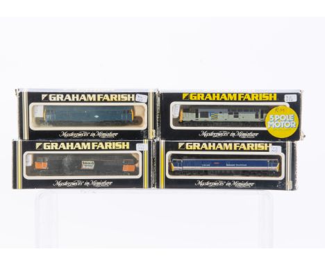 Graham Farish N Gauge Diesel Locomotives, four boxed examples 805D Special Edition Class 56 56055 in Load Haul Livery, 8065 C