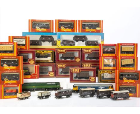 OO Gauge Diesel Locomotives and Goods Wagons,  two boxed Hornby Margate diesel locomotives, R316 Class 47 Lady Diana Spencer 