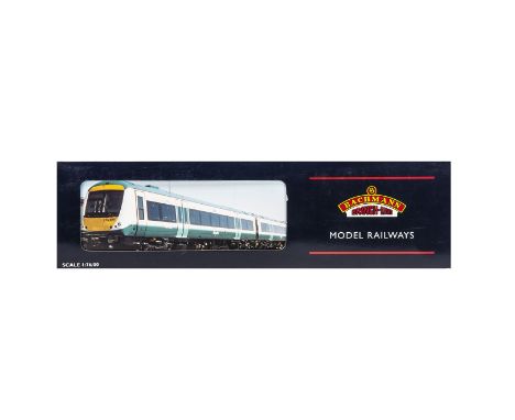 Bachmann  00 Gauge 32-453 Anglia Railways blue/white 170/2 Turbostar 2-Car DMU, in original boxes with sleeve, E, boxes VG
