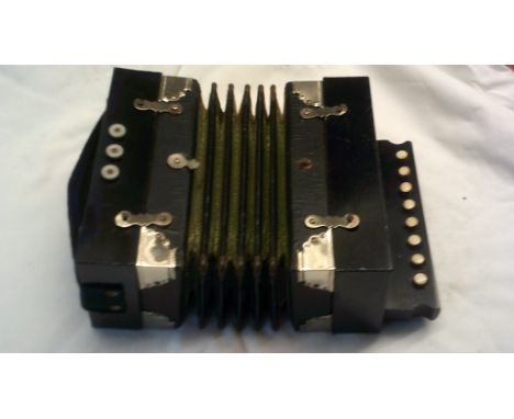 German Button Concertina - C1950/1960, some wear but plays nicely.