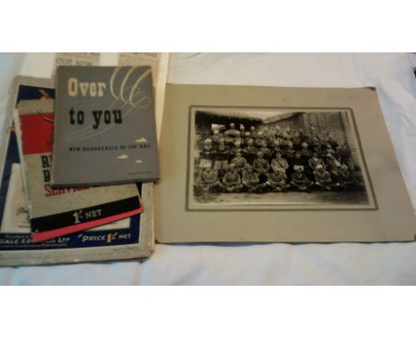 British Military Ephemera and Booklets including: Regimental Badges, 30th Corps in Germany, Official Medals and Ribbons of th