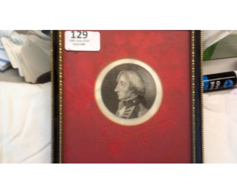 Print - Nelson  Engraved by A.Easto from an original miniature.  Nice item.