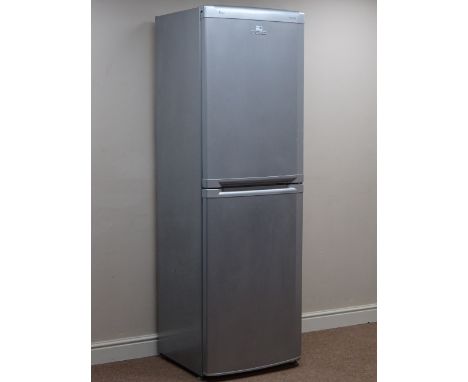 Beko A-class silver finish fridge freezer, W60cm (This item is PAT tested - 5 day warranty from date of sale)   Condition Rep