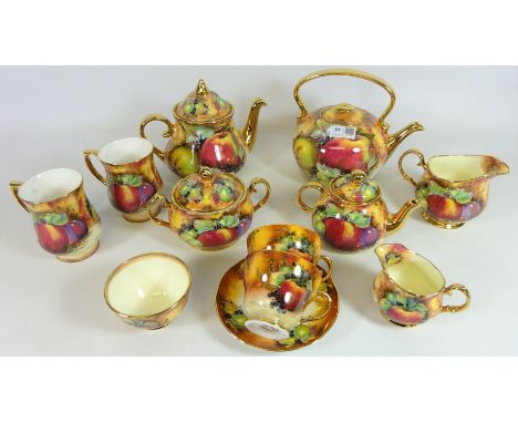 Lymes China hand finished coffee and tea sets for two, signed G. Everill & R. Everill    Condition Report   Click here for fu