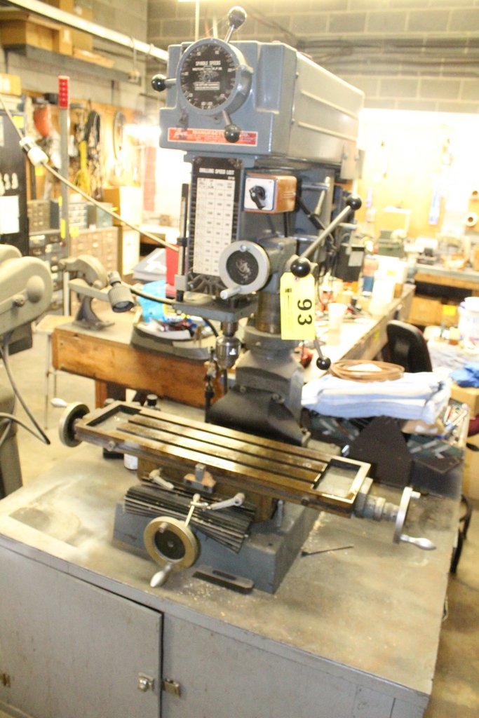 ENCO DRILL/MILL 508VS MODEL 1051530. 1.5HP, 220 V, SERIAL 2090600