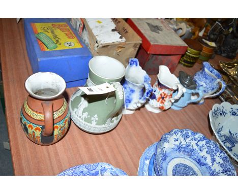 Six various 19th Century ceramic jugs.
