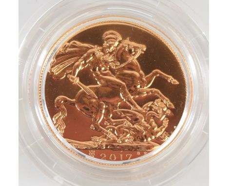 2017 Elizabeth II gold full sovereign