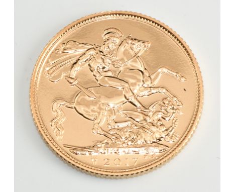 2017 Elizabeth II gold full sovereign