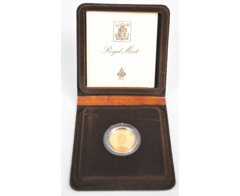 Royal Mint cased&nbsp;1981 proof gold full sovereign