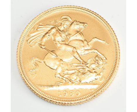 1980 Elizabeth II gold full sovereign