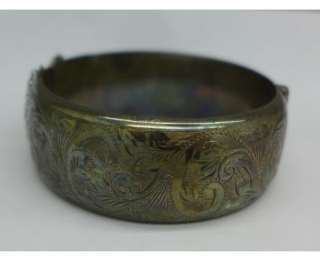 A silver bangle, Chester 1962