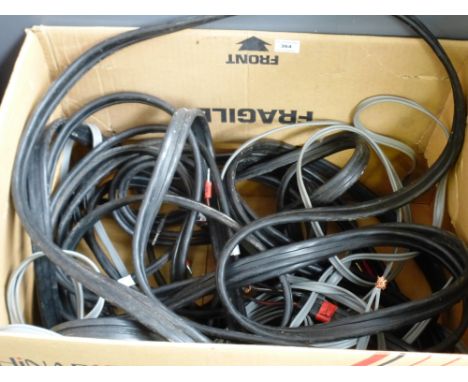 QUANTITY OF ASSORTED SPEAKER CABLES