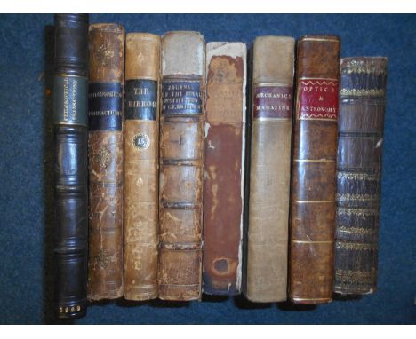 BOOKS: PHILOSOPHICAL TRANSACTIONS  Vol. III, 1688 (containing HOOKE, R. A Contrivance to Make the Picture of Anything Appear 