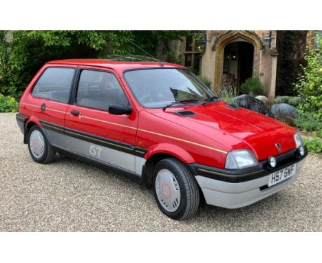 A Limited Edition two-tone red and grey Rover 1.1s 1991 'Heinz 57' Metro. 5649 miles. One previous owner. Good condition. Ful