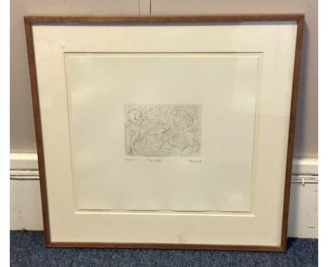 LEON KOSSOFF: (British, 1926 - 2014): A Limited Edition framed and glazed etching entitled 'The Letter'. Numbered 20 / 100. P