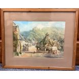 WILLIAM HENRY SWEET: (British, 1889 - 1943): A framed and glazed watercolour.