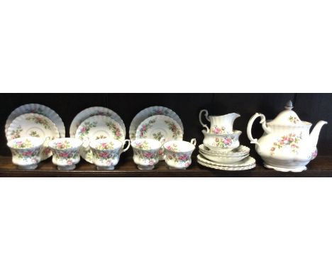 A Royal Albert part tea-service. Est. £30 - £50.