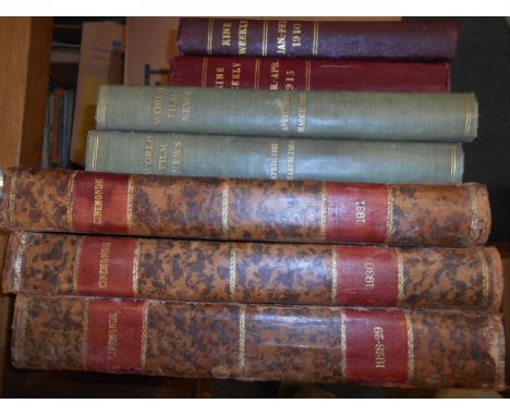 BOOKS: CINEMONDE 3 bnd. vols. 1928/9, 1930 & 1931, plus World Film News  bnd. vols.1936/7 & 37/8, plus  The Kinematograph & L