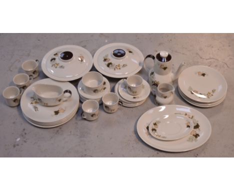 A quantity of Royal Doulton 'Westwood', TC1025 pattern teaware and dinnerware to include two tureens, cups and saucers, dinne