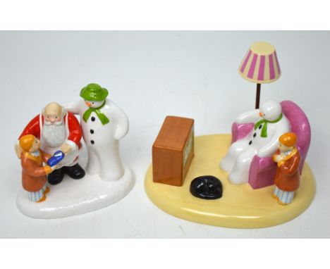 A boxed Coalport figure group, a first edition 'The Snowman and Father Christmas', a Collector's Choice special edition 2004 