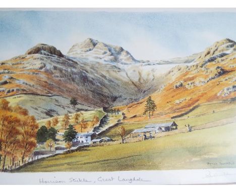 After Peter Annable - a limited edition print entitled 'Harrison Stickle Great Langdale' 
23/850, signed lower right in penci