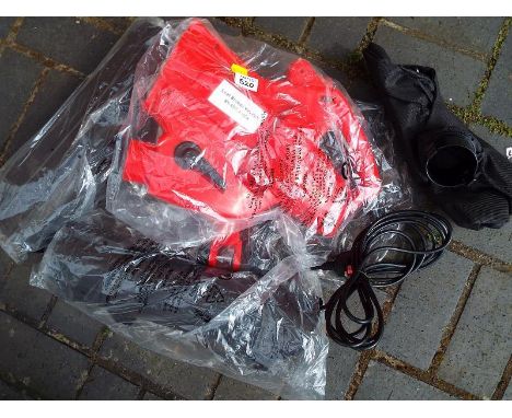 A leaf blower vacuum, Model No BV-2EG-2500A, unused