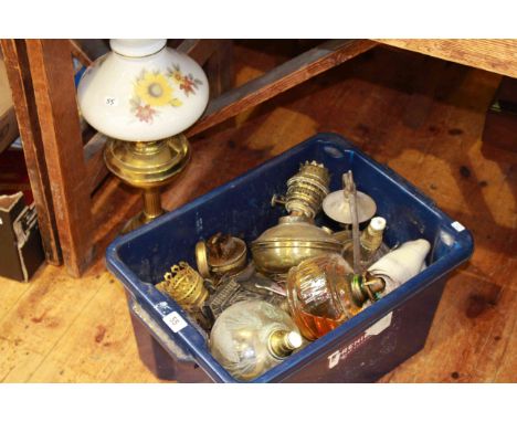 Oil lamp and collection of oil lamp parts