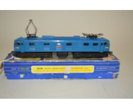 AN UNBOXED TRI-ANG RAILWAYS OO GAUGE EM2 ELECTRIC LOCOMOTIVE, 'Aurora', No.27002, B.R. rail blue livery (R.388), built up fro